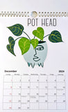 2024 Monthly Calendar- Plant Pun Themed