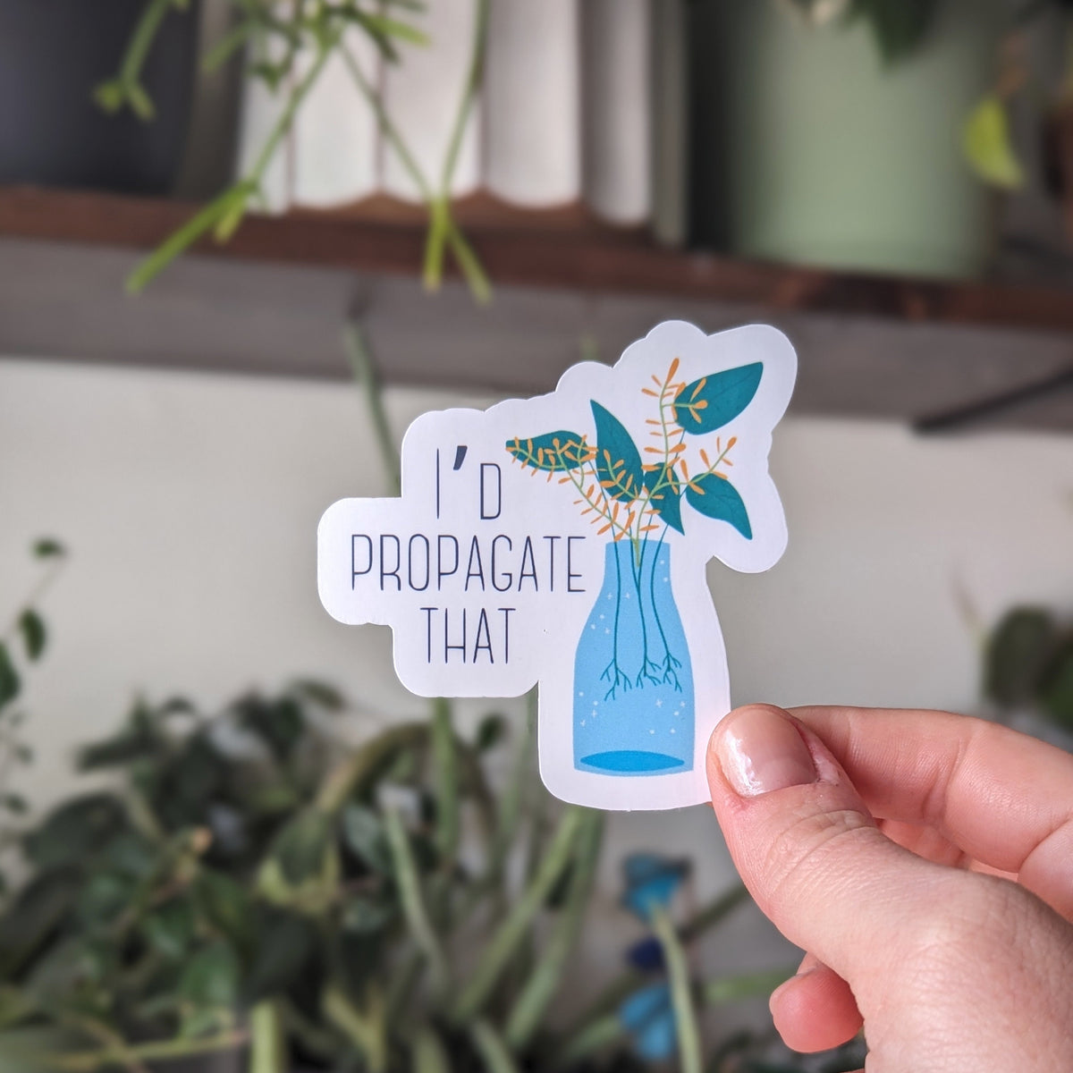sizzix hanging planter die I'd Propagate That – Laurel and Twine
