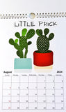 2024 Monthly Calendar- Plant Pun Themed