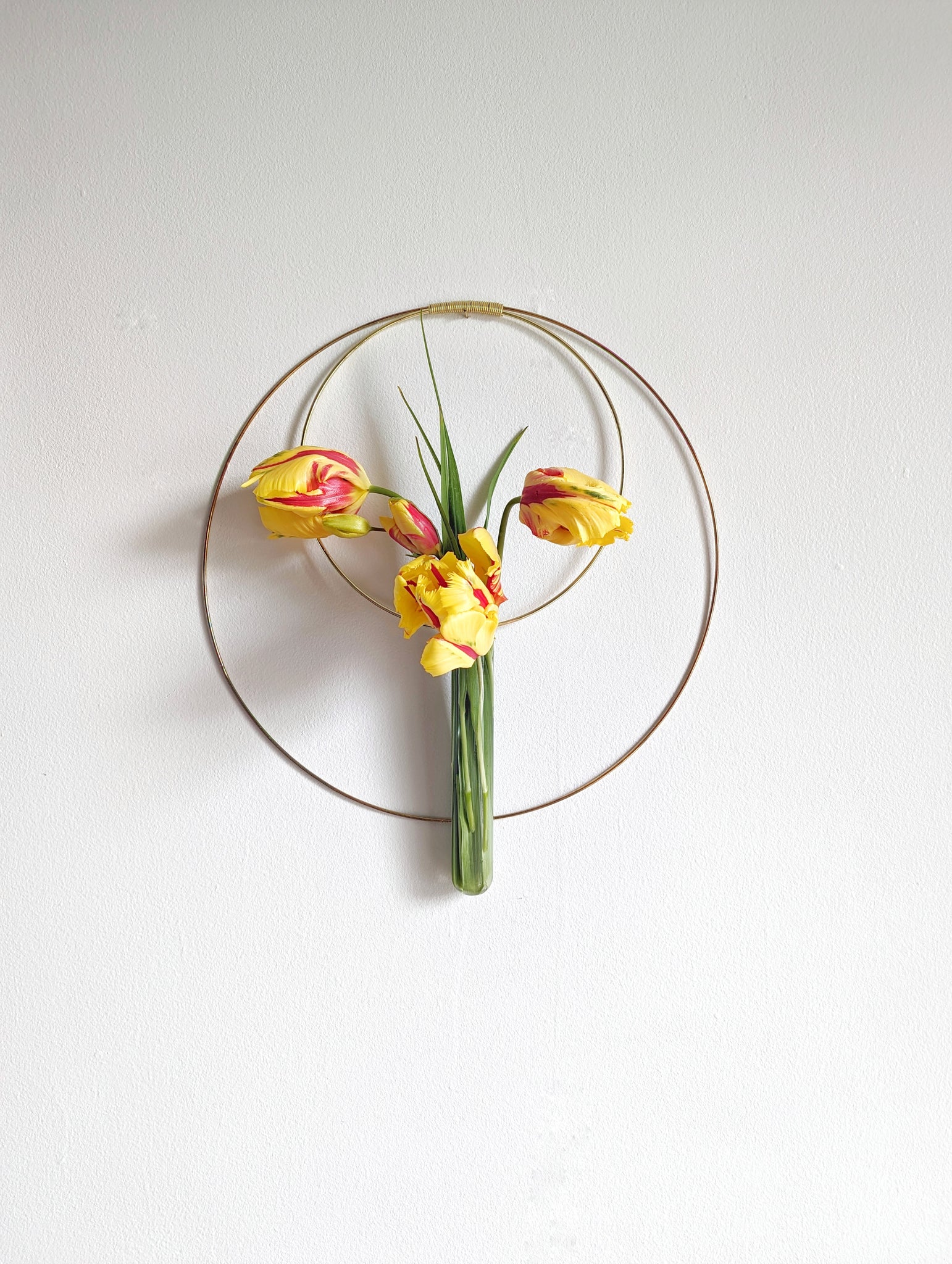 large gold hanging planter Gold Hanging Vase- Ex Large – Laurel and Twine